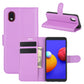 For Samsung Galaxy A01 Core / M01 Core Litchi Texture Horizontal Flip Protective Case with Holder & Card Slots & Wallet