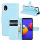 For Samsung Galaxy A01 Core / M01 Core Litchi Texture Horizontal Flip Protective Case with Holder & Card Slots & Wallet