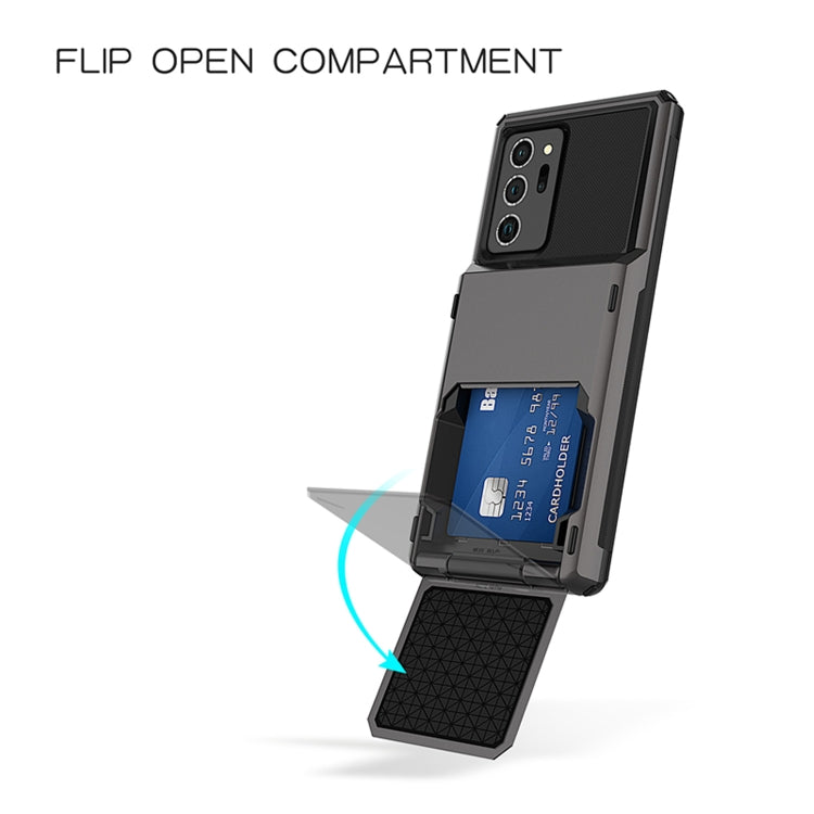 For Samsung Galaxy Note20 Scratch-Resistant Shockproof Heavy Duty Rugged Armor Protective Case with Card Slot