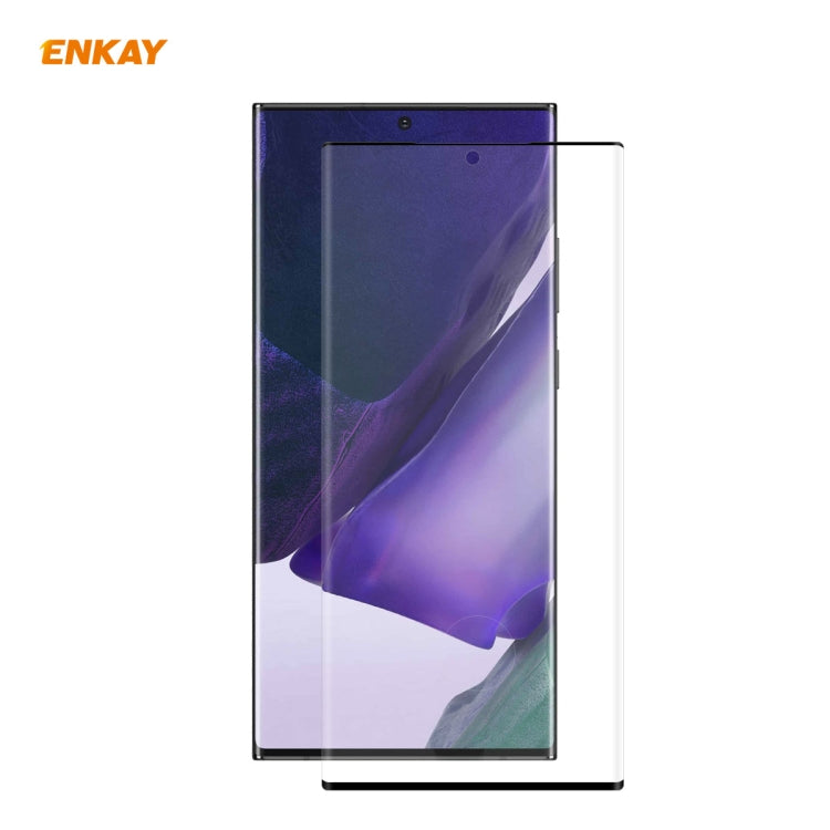 For Samsung Galaxy Note 20 Ultra ENKAY Hat-Prince 0.26mm 9H 3D Explosion-proof Full Screen Curved Heat Bending Tempered Glass Film
