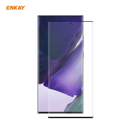 For Samsung Galaxy Note 20 Ultra ENKAY Hat-Prince 0.26mm 9H 3D Explosion-proof Full Screen Curved Heat Bending Tempered Glass Film