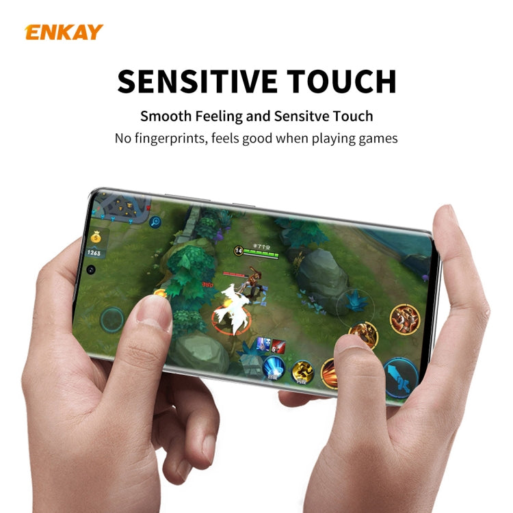 For Samsung Galaxy Note 20 Ultra ENKAY Hat-Prince 0.26mm 9H 3D Explosion-proof Full Screen Curved Heat Bending Tempered Glass Film