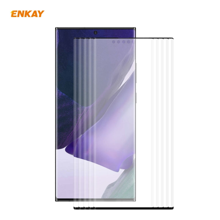 For Samsung Galaxy Note 20 Ultra ENKAY Hat-Prince 0.26mm 9H 3D Explosion-proof Full Screen Curved Heat Bending Tempered Glass Film