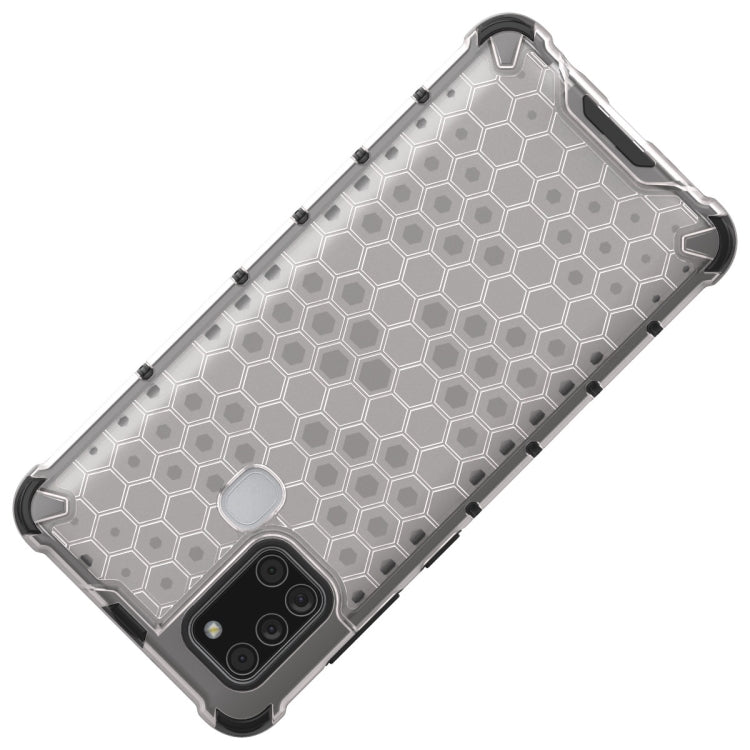 For Samsung Galaxy A21S  Shockproof Honeycomb PC + TPU Case