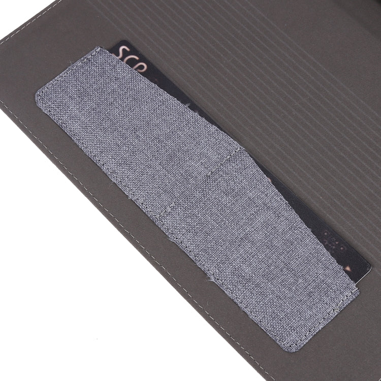 Horizontal Flip TPU + Fabric PU Leather Protective Case with Card Slots & Holder