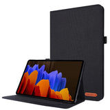 Horizontal Flip TPU + Fabric PU Leather Protective Case with Card Slots & Holder