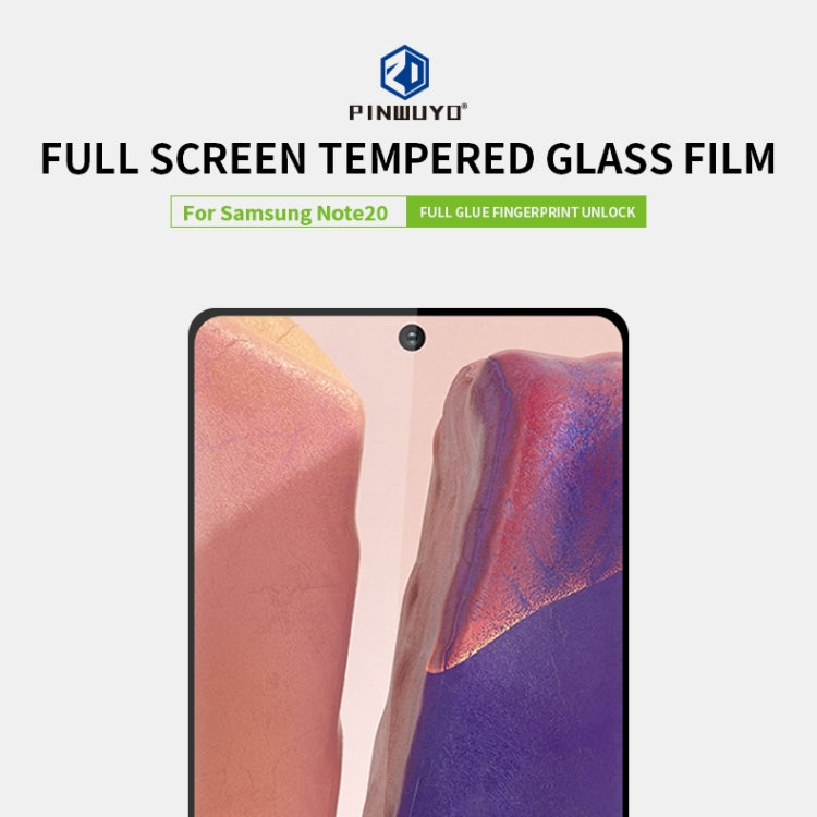 PINWUYO 9H 2.5D Full Screen Tempered Glass Film（Ultrasonic fingerprint unlock）