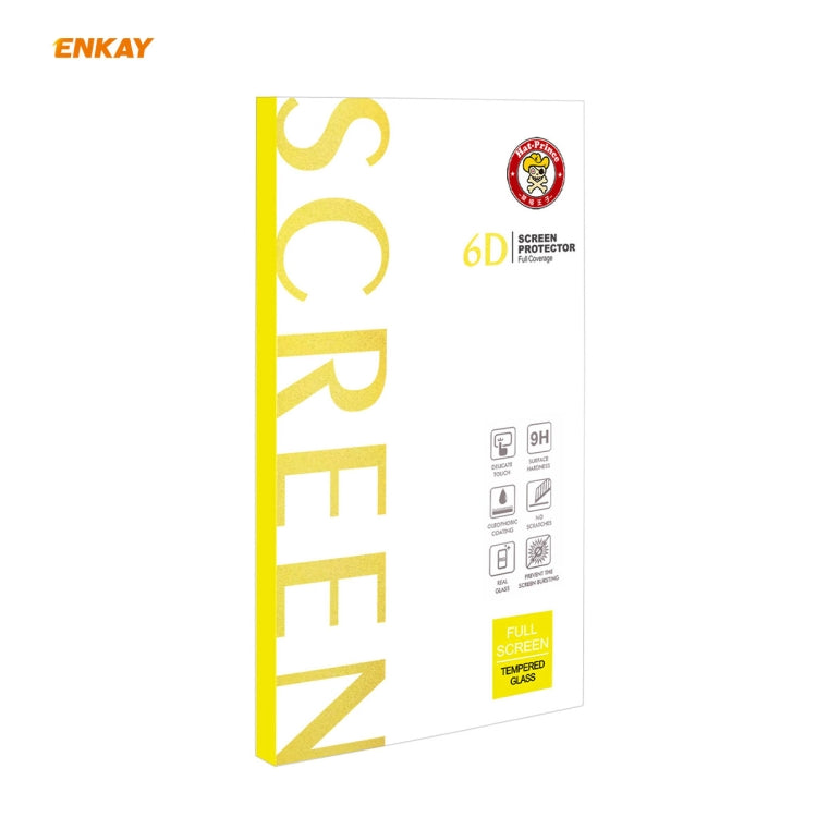 ENKAY Hat-Prince 0.26mm 9H 6D Curved Full Screen Eye Protection Green Film Tempered Glass Protector