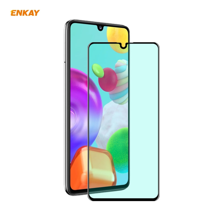 ENKAY Hat-Prince 0.26mm 9H 6D Curved Full Screen Eye Protection Green Film Tempered Glass Protector