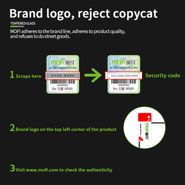 MOFI 9H 2.5D Full Screen Tempered Glass Film（Ultrasonic fingerprint unlock）