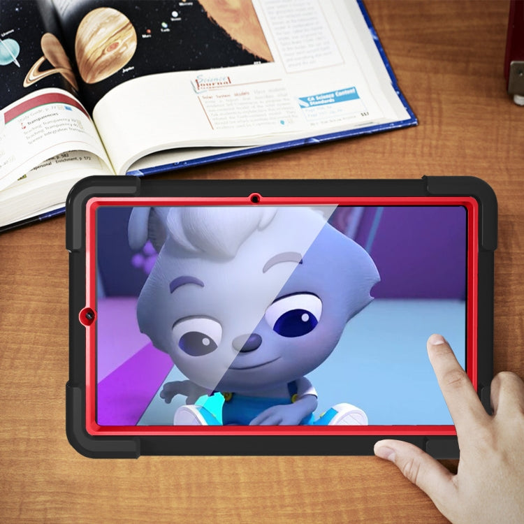 PC + Silicone Shockproof Combination Case with 360 Degree Rotating Holder & Handle & Pen Slot