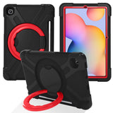 PC + Silicone Shockproof Combination Case with 360 Degree Rotating Holder & Handle & Pen Slot