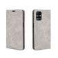 For Samsung Galaxy M31s Retro-skin Business Magnetic Suction Leather Case with Holder & Card Slots & Wallet