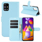 For Samsung Galaxy M31s Litchi Texture Horizontal Flip Protective Case with Holder & Card Slots & Wallet