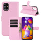 For Samsung Galaxy M31s Litchi Texture Horizontal Flip Protective Case with Holder & Card Slots & Wallet