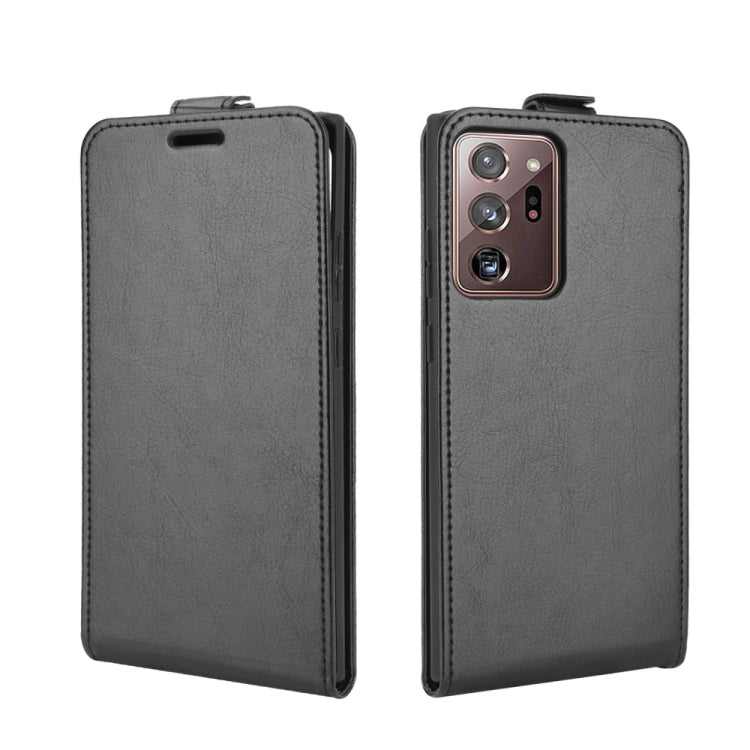 For Samsung Galaxy Note20 Ultra 5G R64 Texture Single Vertical Flip Leather Protective Case with Card Slots & Photo Frame