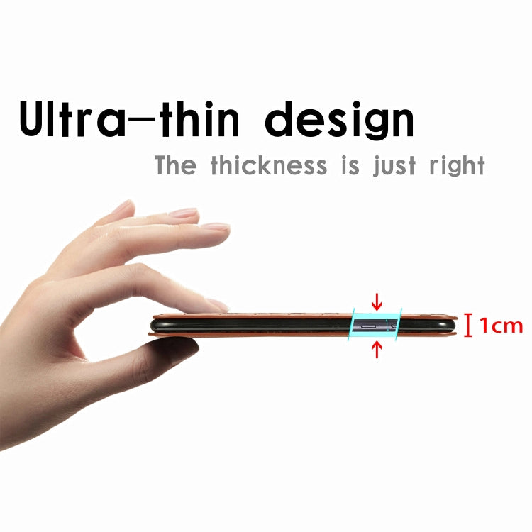 Cubic Grid Pressed Horizontal Flip Magnetic PU Leather Case with Holder & Card Slots & Wallet