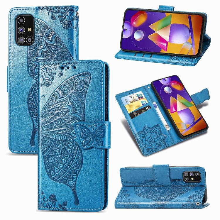 Butterfly Love Flower Embossed Horizontal Flip Leather Case with Holder & Card Slots & Wallet & Lanyard