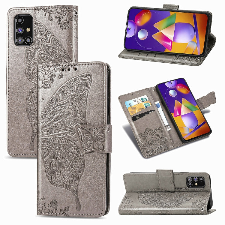 Butterfly Love Flower Embossed Horizontal Flip Leather Case with Holder & Card Slots & Wallet & Lanyard