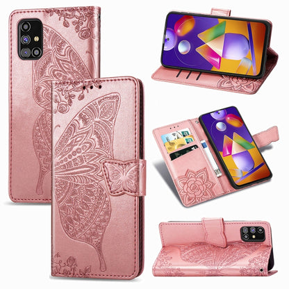 Butterfly Love Flower Embossed Horizontal Flip Leather Case with Holder & Card Slots & Wallet & Lanyard