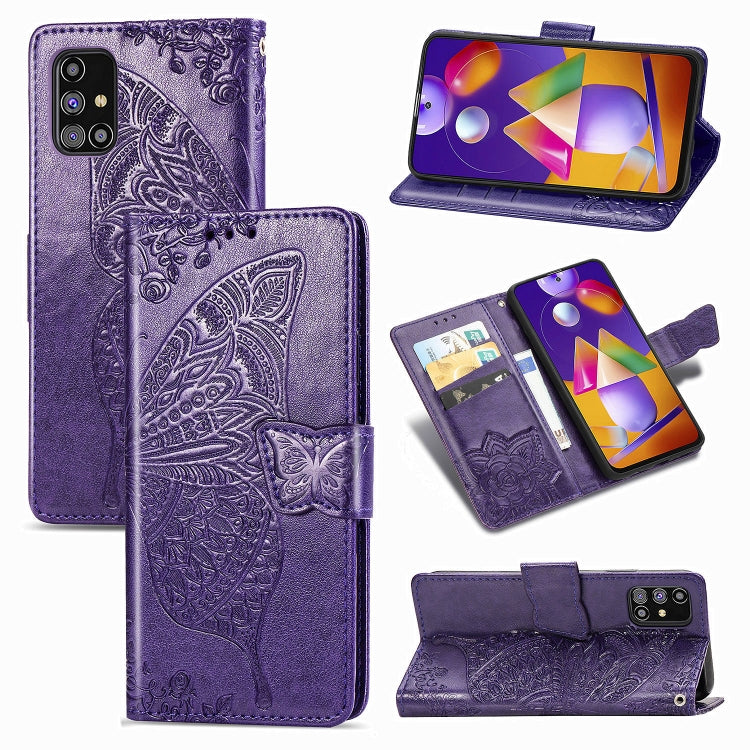 Butterfly Love Flower Embossed Horizontal Flip Leather Case with Holder & Card Slots & Wallet & Lanyard