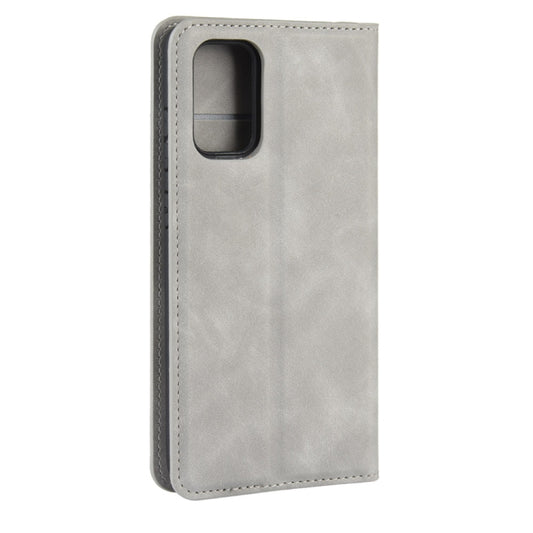 For Samsung Galaxy S20 FE 4G / 5G Retro-skin Business Magnetic Suction Leather Case with Holder & Card Slots & Wallet