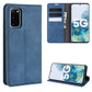 For Samsung Galaxy S20 FE 4G / 5G Retro-skin Business Magnetic Suction Leather Case with Holder & Card Slots & Wallet