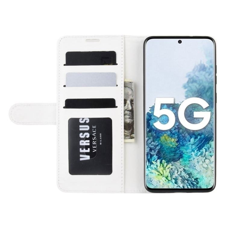 For Samsung Galaxy S20 FE 4G / 5G R64 Texture Single Horizontal Flip Protective Case with Holder & Card Slots & Wallet& Photo Frame