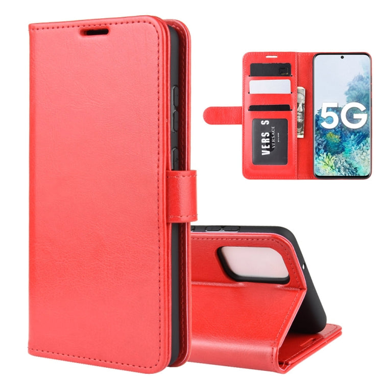 For Samsung Galaxy S20 FE 4G / 5G R64 Texture Single Horizontal Flip Protective Case with Holder & Card Slots & Wallet& Photo Frame