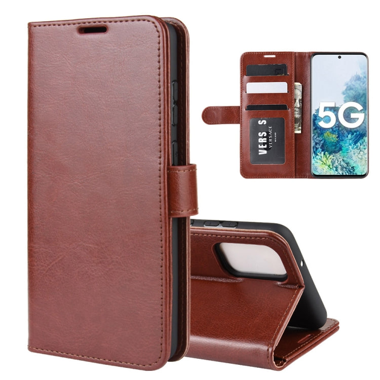 For Samsung Galaxy S20 FE 4G / 5G R64 Texture Single Horizontal Flip Protective Case with Holder & Card Slots & Wallet& Photo Frame