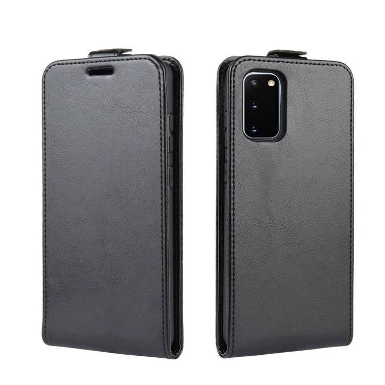 For Samsung Galaxy S20 FE 4G/5G R64 Texture Single Vertical Flip Leather Protective Case with Card Slots & Photo Frame