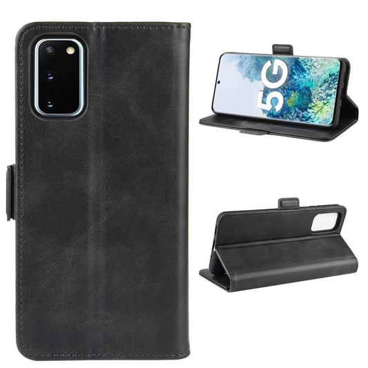 For Samsung Galaxy S20 FE 4G / 5G Dual-side Magnetic Buckle Horizontal Flip Leather Case with Holder & Card Slots & Wallet