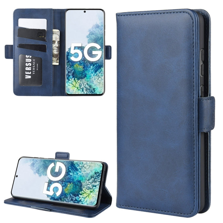 For Samsung Galaxy S20 FE 4G / 5G Dual-side Magnetic Buckle Horizontal Flip Leather Case with Holder & Card Slots & Wallet