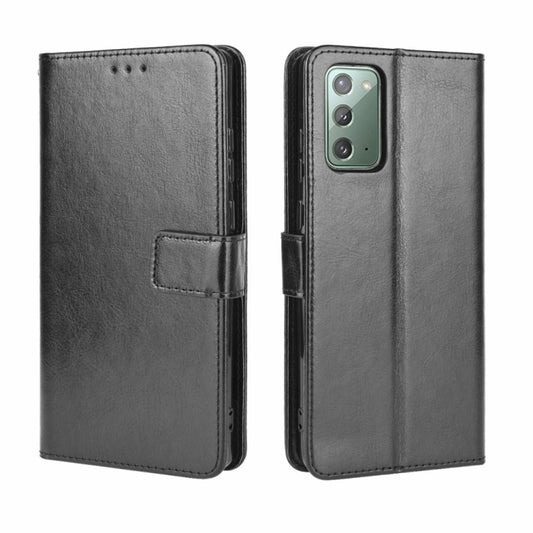 For Samsung Galaxy S20 FE 4G / 5G Retro Crazy Horse Texture Horizontal Flip Leather Case , with Holder & Card Slots & Photo Frame