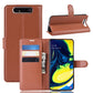 Litchi Texture Wallet Leather Stand Protective Case for Samsung A80/A90