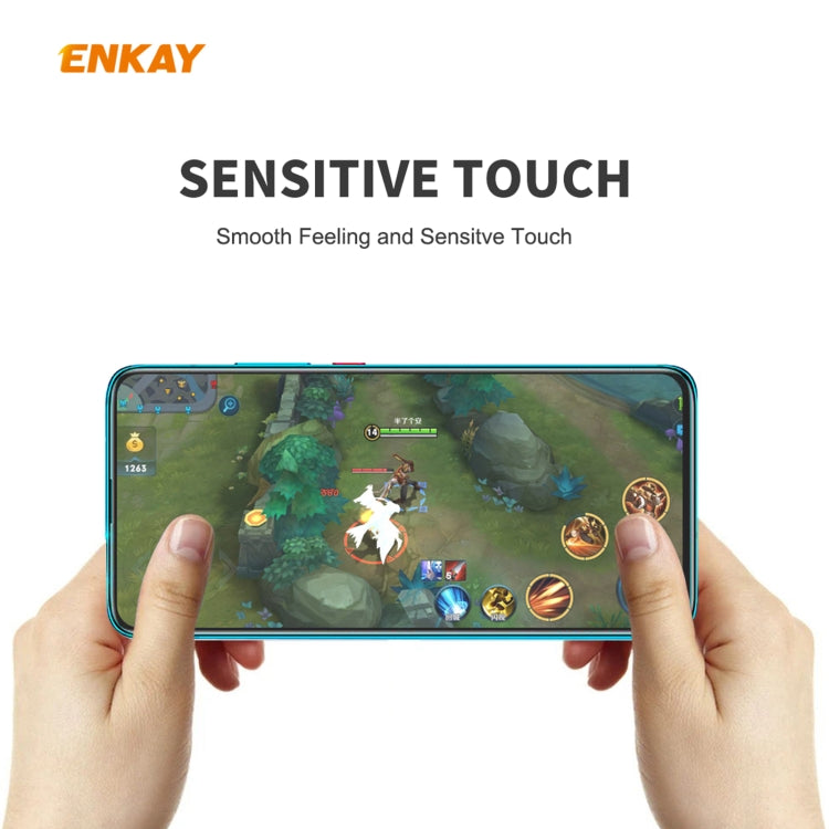 5 PCS ENKAY Hat-Prince 0.26mm 9H 2.5D Curved Edge Tempered Glass Film