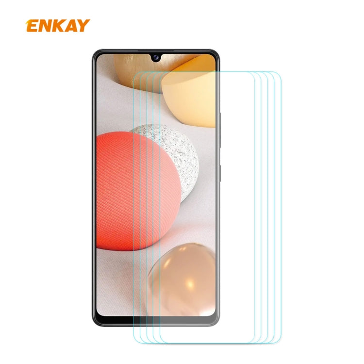 5 PCS ENKAY Hat-Prince 0.26mm 9H 2.5D Curved Edge Tempered Glass Film