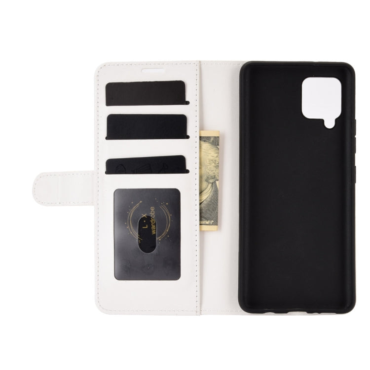 For Samsung Galaxy A42 5G R64 Texture Single Horizontal Flip Protective Case with Holder & Card Slots & Wallet& Photo Frame