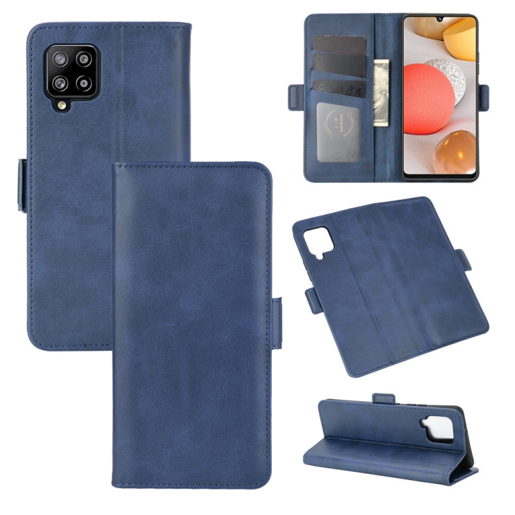 For Samsung Galaxy A42 5G Dual-side Magnetic Buckle Horizontal Flip Leather Case with Holder & Card Slots & Wallet