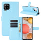 For Samsung Galaxy A42 5G Litchi Texture Horizontal Flip Protective Case with Holder & Card Slots & Wallet