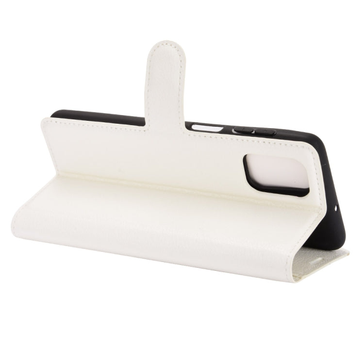 For Samsung Galaxy M51 (Side Fingerprint) Litchi Texture Horizontal Flip Protective Case with Holder & Card Slots & Wallet