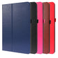 2-Folding Business Horizontal Flip PU Leather Case with Card Slots & Holder