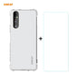 Hat-Prince ENKAY Clear TPU Shockproof Case Soft Anti-slip Cover + 0.26mm 9H 2.5D Tempered Glass Protector Film