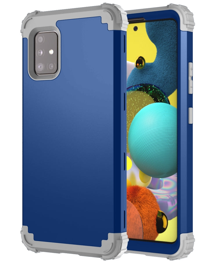 PC + Silicone Three-piece Shockproof Protection Case