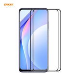 2PCS ENKAY Hat-Prince Anti-drop Full Glue Tempered Glass Full Screen Film Anti-fall Protector