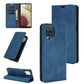 For Samsung Galaxy A12 Retro-skin Business Magnetic Suction Leather Case with Holder & Card Slots & Wallet
