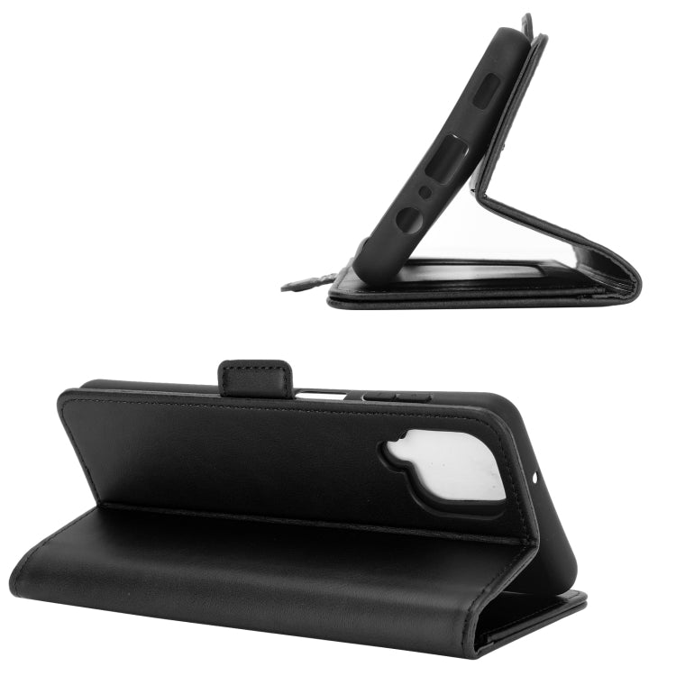 For Samsung Galaxy A12 Dual-side Magnetic Buckle Horizontal Flip Leather Case with Holder & Card Slots & Wallet