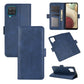 For Samsung Galaxy A12 Dual-side Magnetic Buckle Horizontal Flip Leather Case with Holder & Card Slots & Wallet