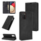 For Samsung Galaxy A02s Retro-skin Business Magnetic Suction Leather Case with Holder & Card Slots & Wallet