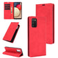 For Samsung Galaxy A02s Retro-skin Business Magnetic Suction Leather Case with Holder & Card Slots & Wallet